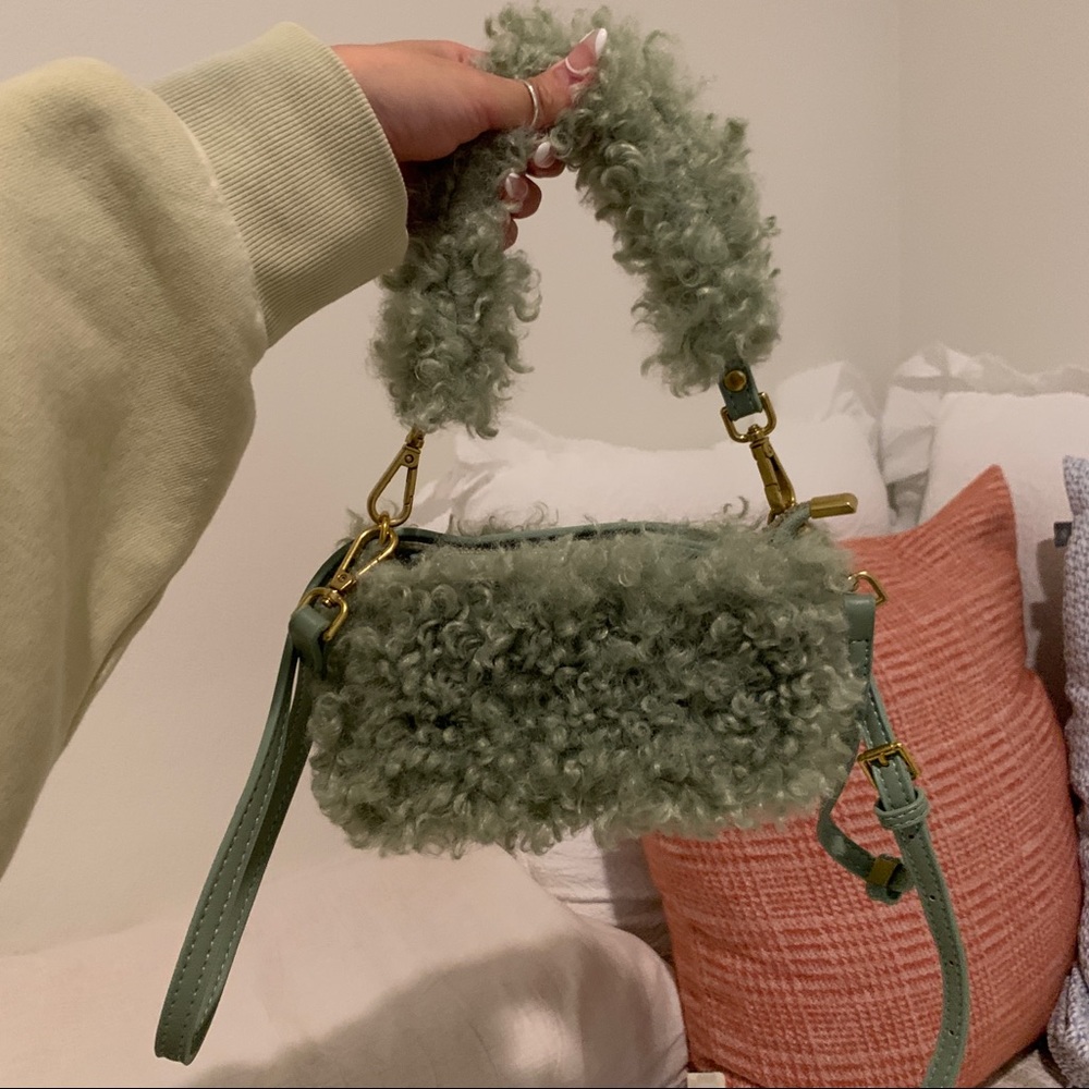 Shearling Purse